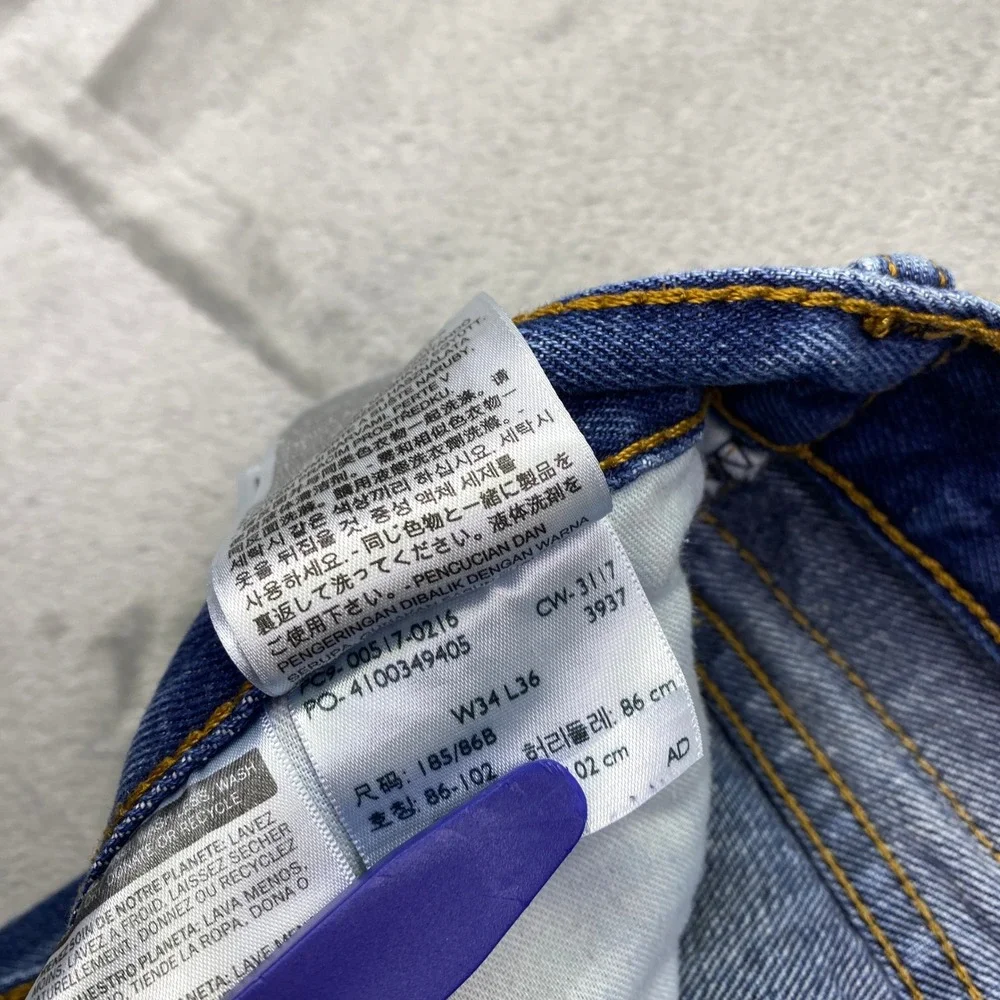 Levi Strauss 517 Bootcut Jeans Medium Wash Sz 34 Fits 33